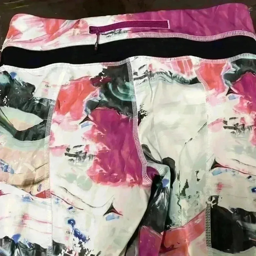 Lululemon pigment wave marble multicolor leggings - Picture 8 of 9